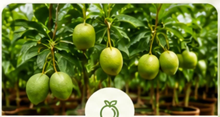 Healthy fruit plants