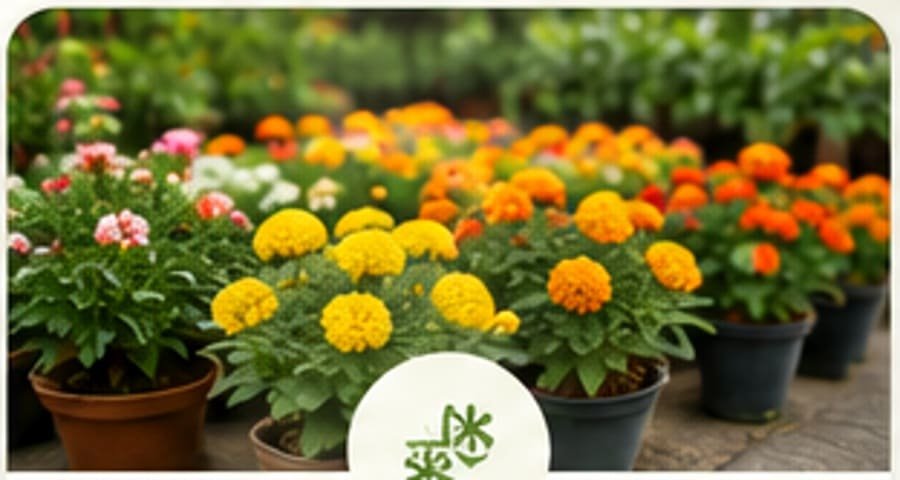 Fresh seasonal flowering plants